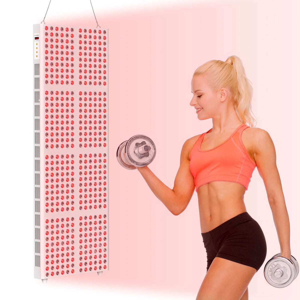 Red Light Therapy Device with Stand - Fixed-Angle Pro Series Professional Edition | Horizontal & Vertical Dual-Mode Stable Base