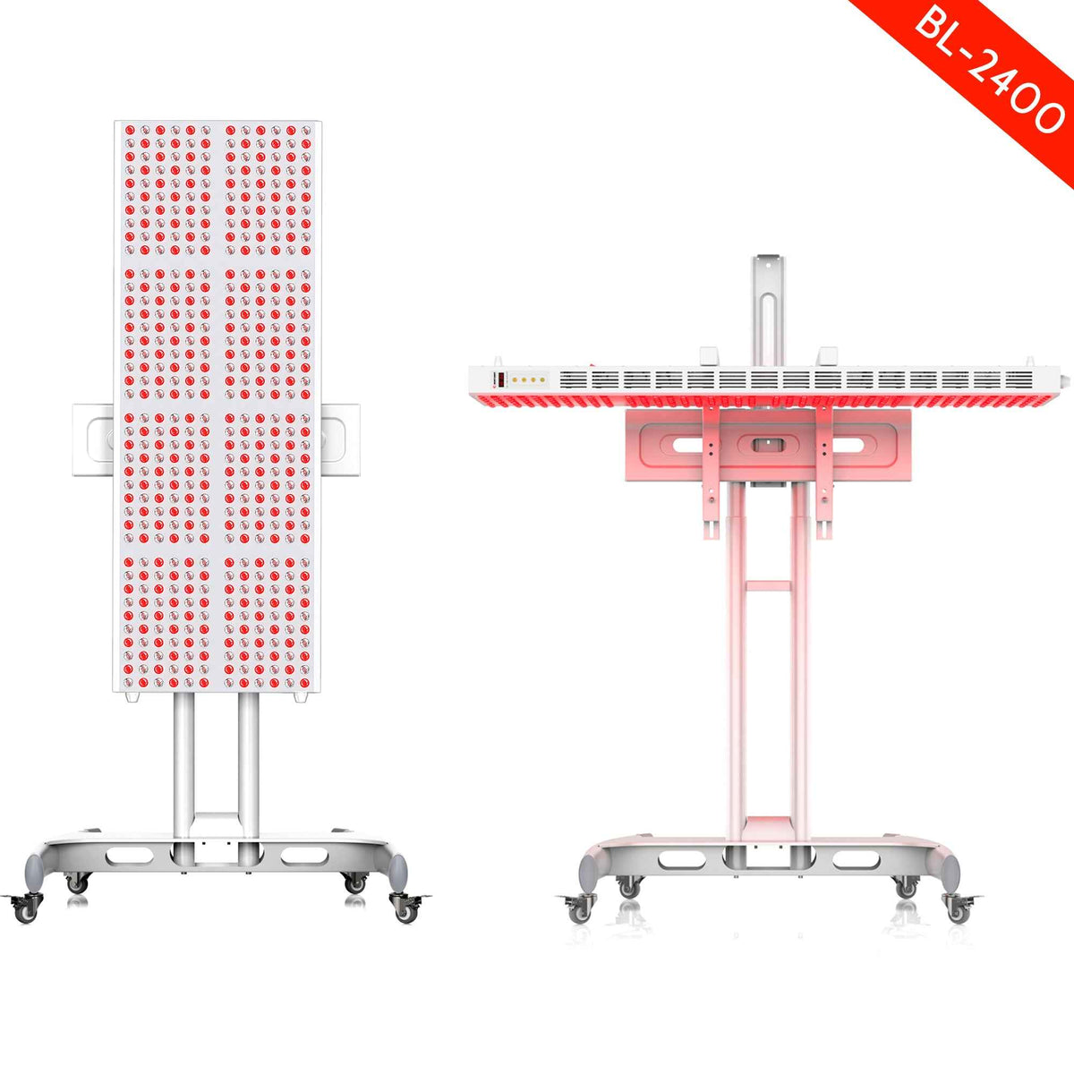 Red Light Therapy Device with Stand - Fixed-Angle Pro Series Professional Edition | Horizontal & Vertical Dual-Mode Stable Base