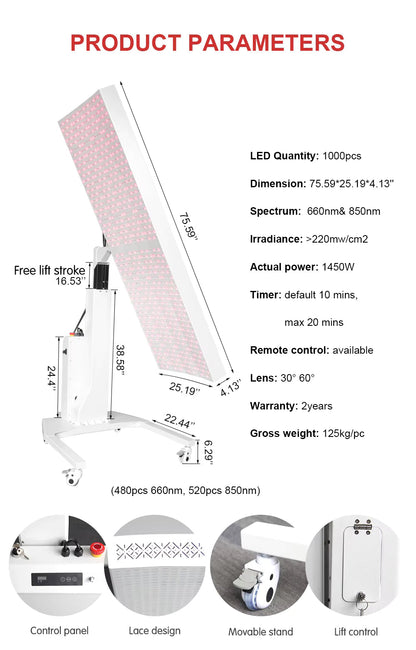 TimeLight – Professional 360° Multi-Spectrum Red Light Therapy System